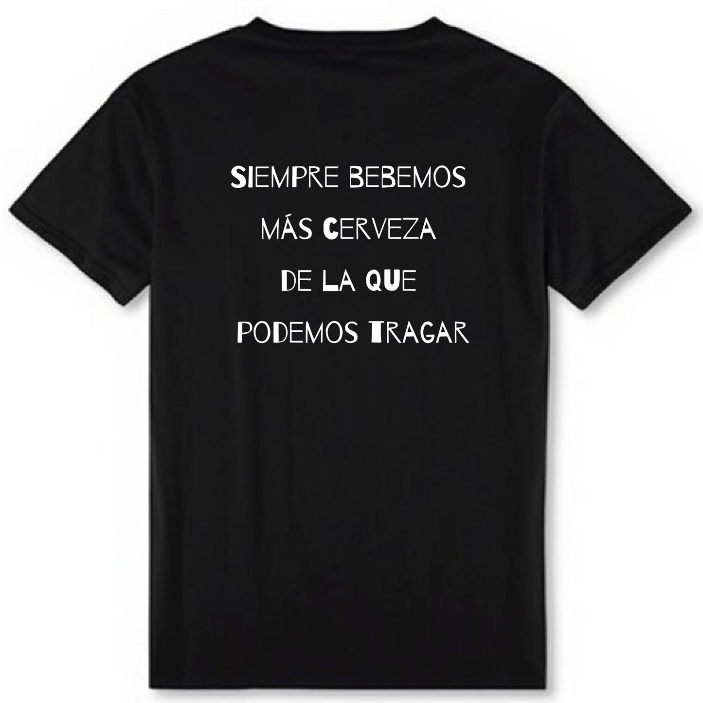 Camiseta “cerveza negra”