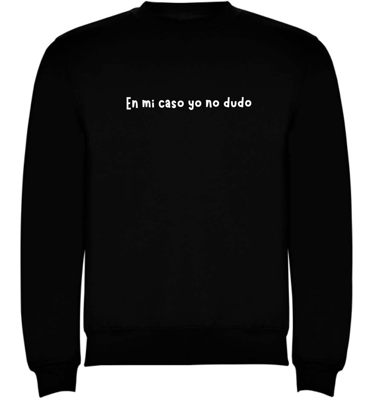 Sudadera negra “fumo”