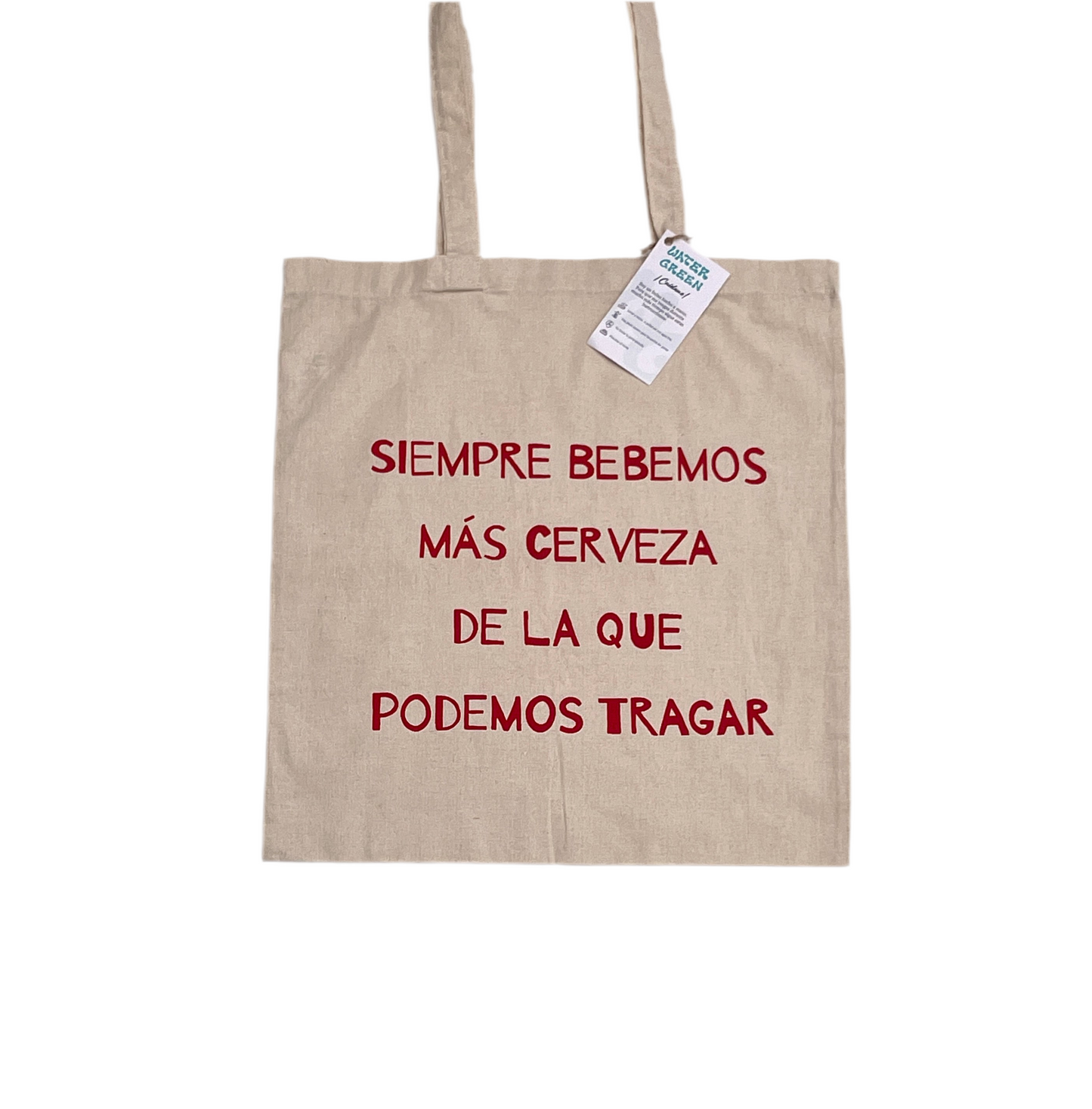 Tote bag “cerveza” pintada a mano