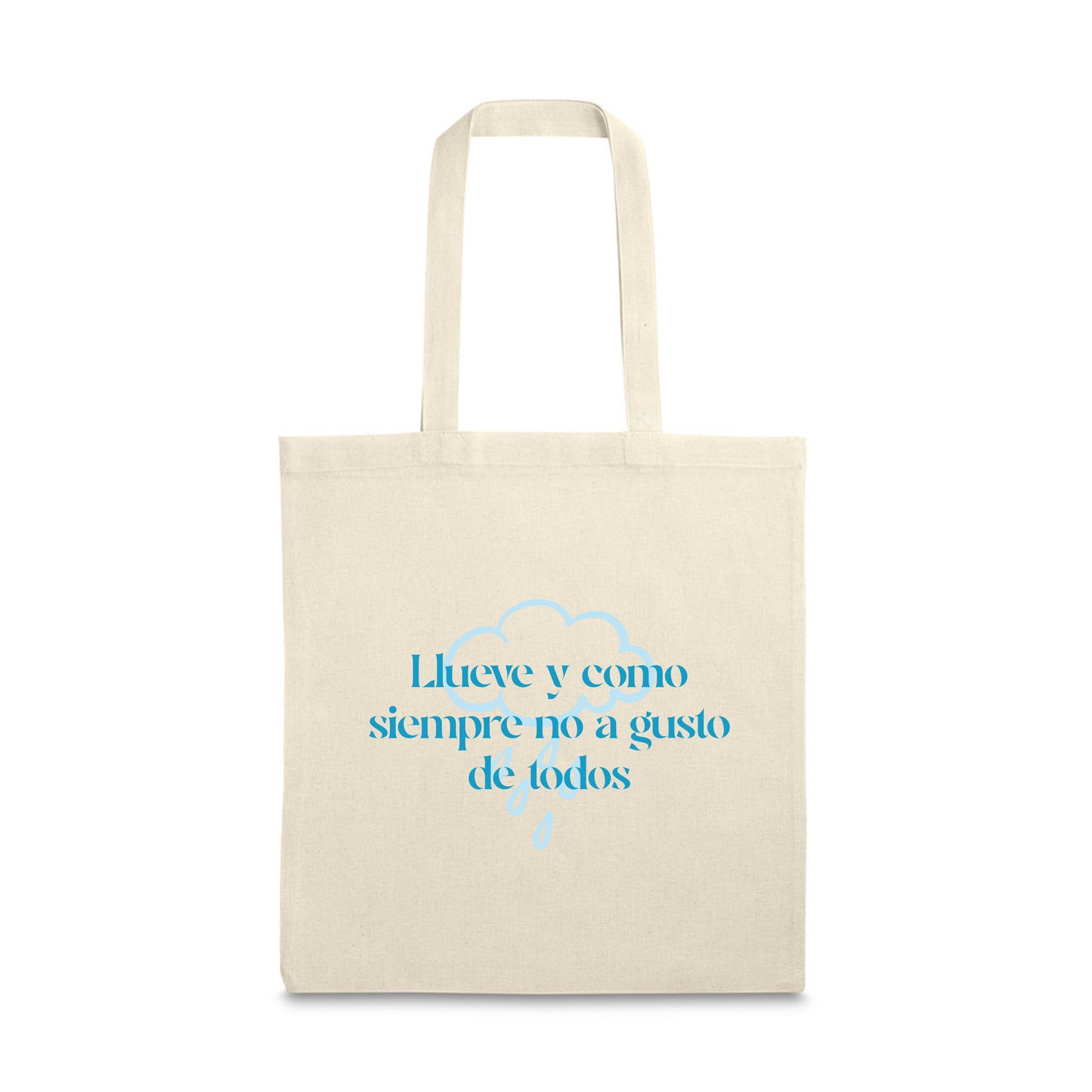 Tote bag “llueve”