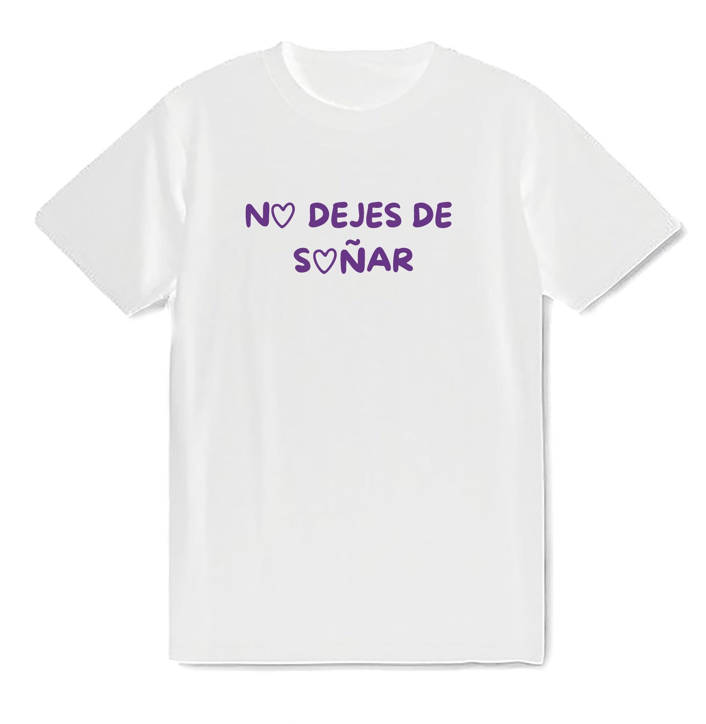 Camiseta “no dejes de soñar”