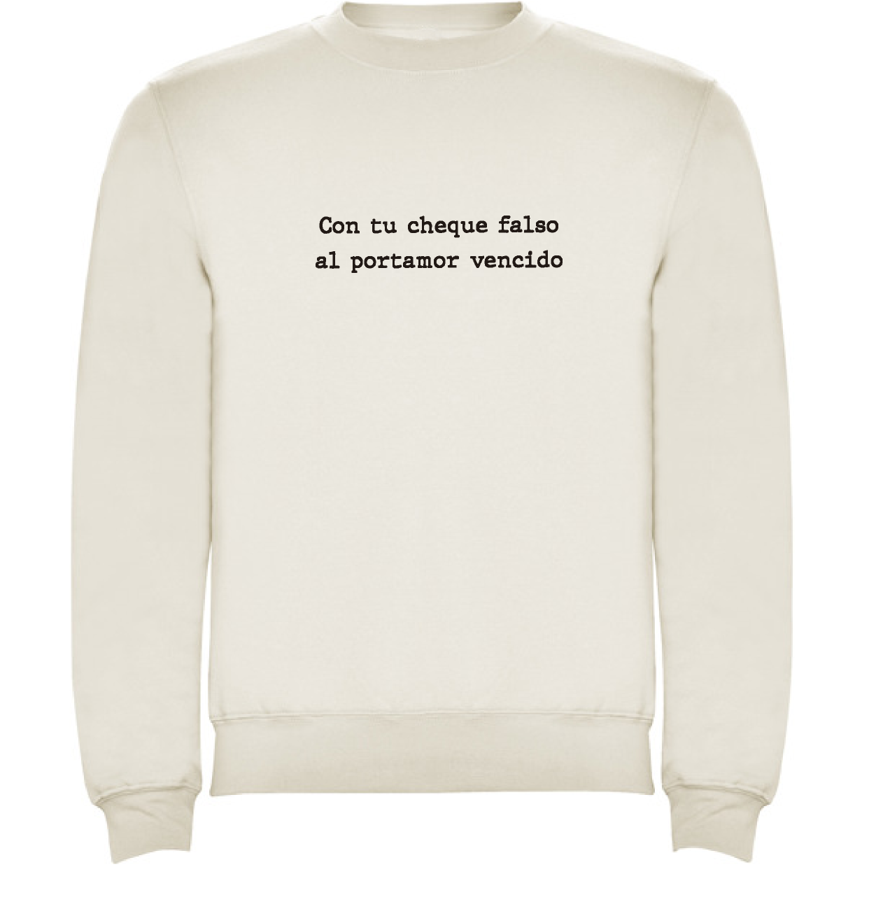Sudadera blanca “portamor”