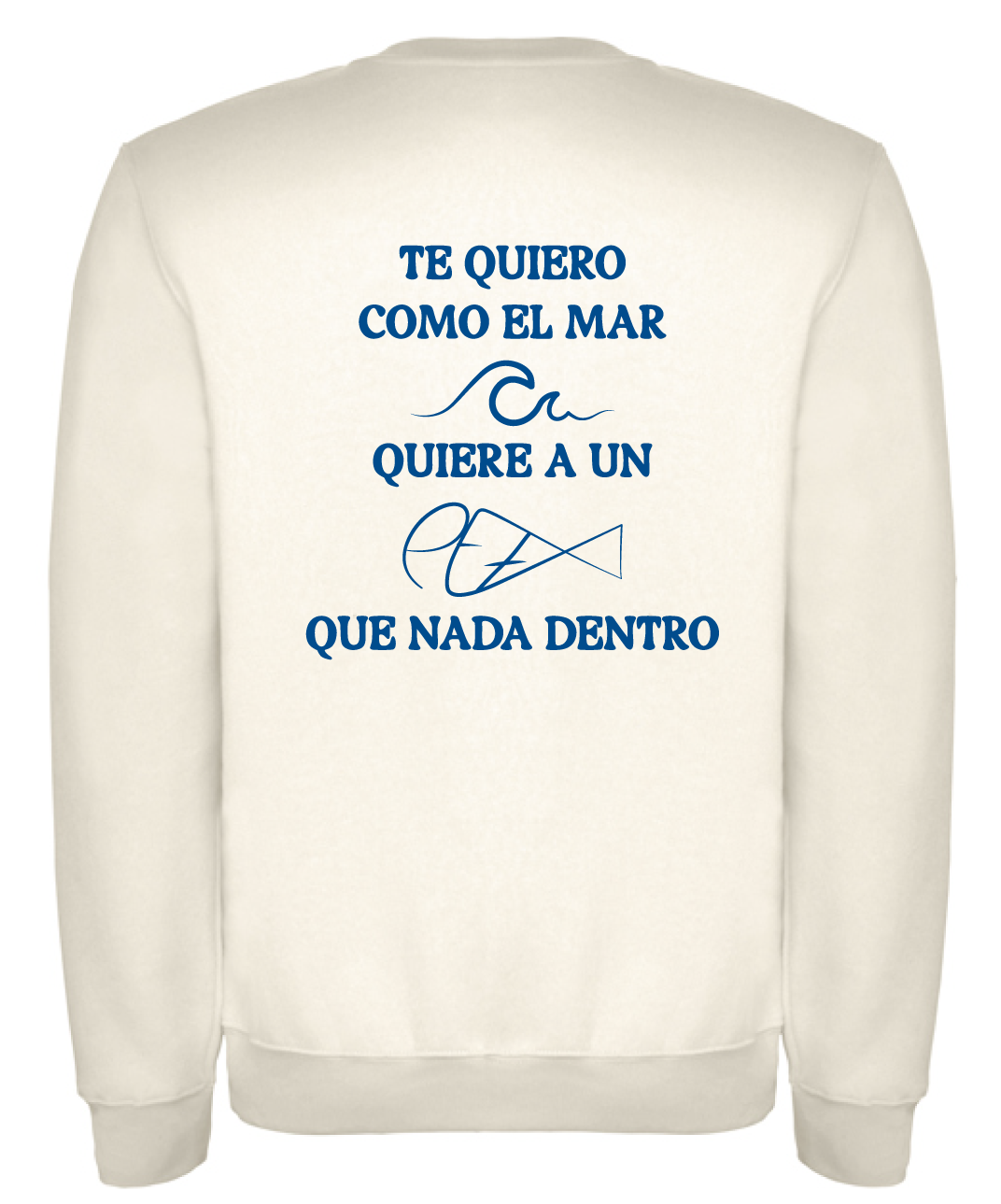 Sudadera blanca “pez”
