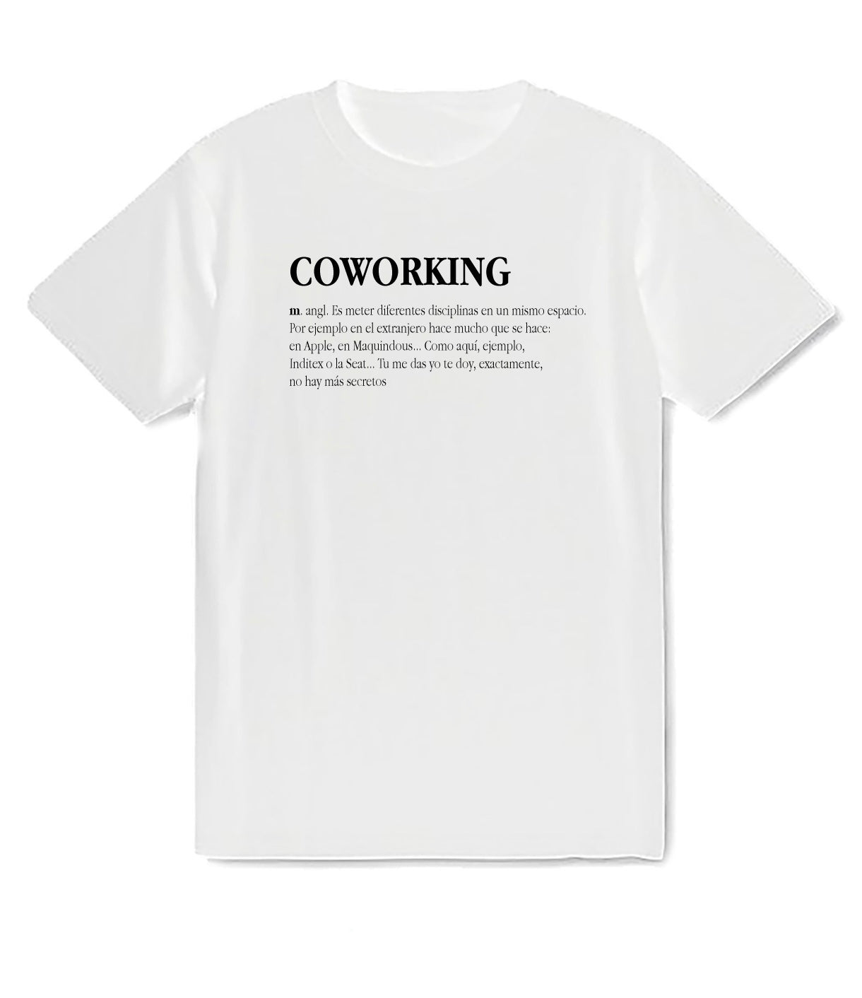 Camiseta “coworking”