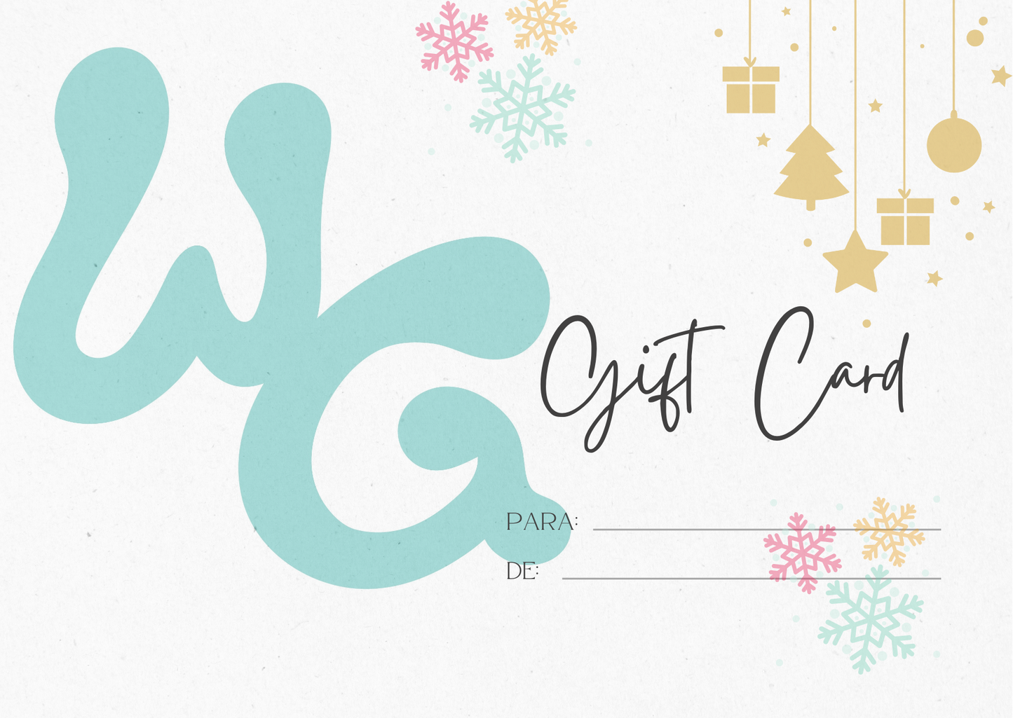 Tarjeta Regalo