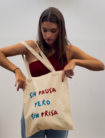 Tote bag “sin pausa”