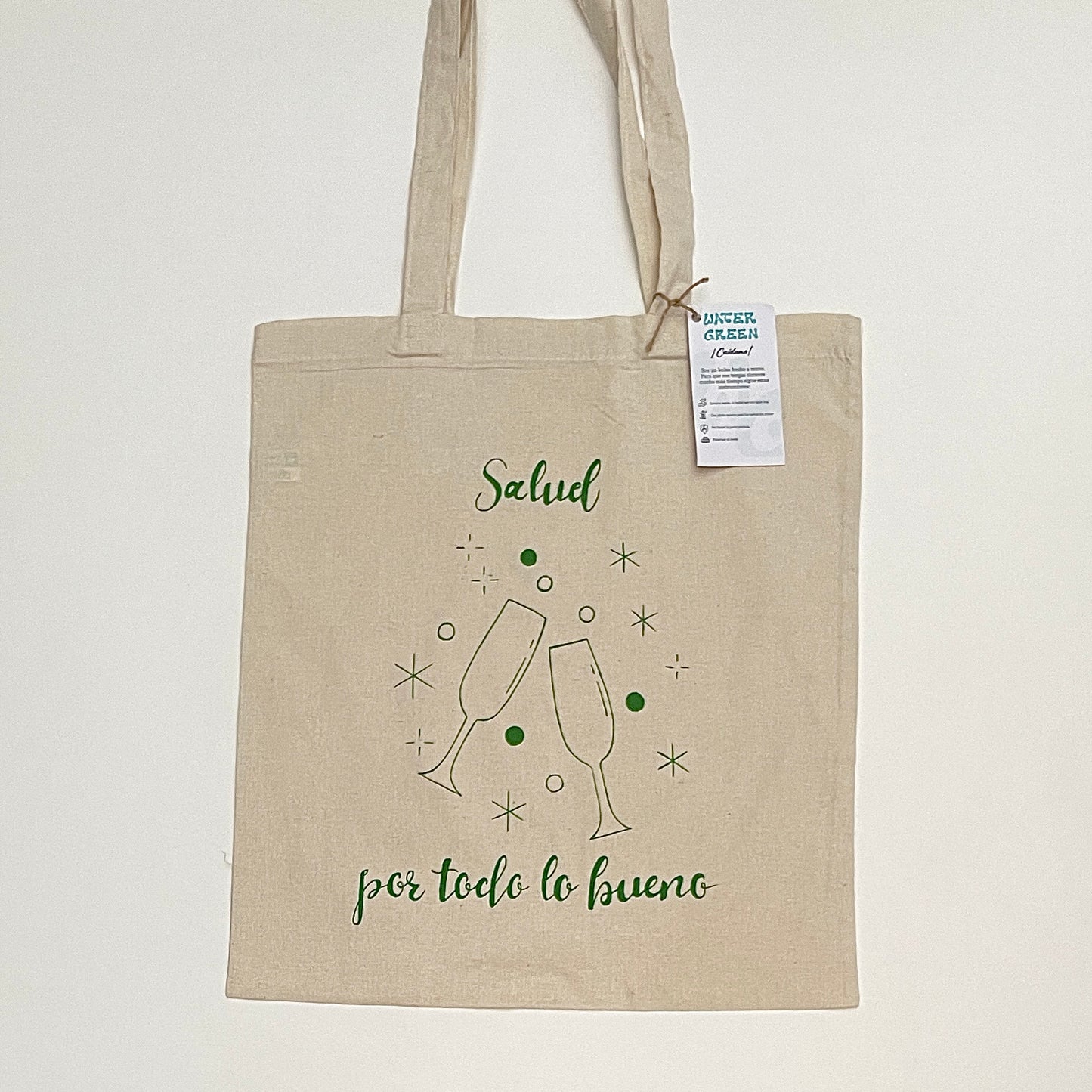 Tote bag “salud” pintada a mano