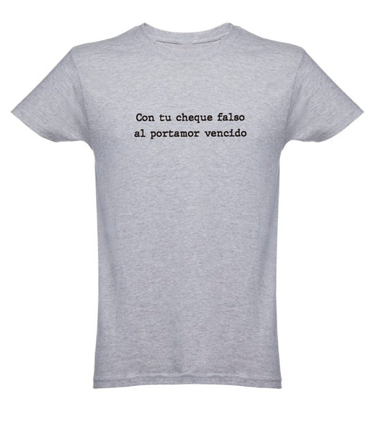 Camiseta gris “portamor”