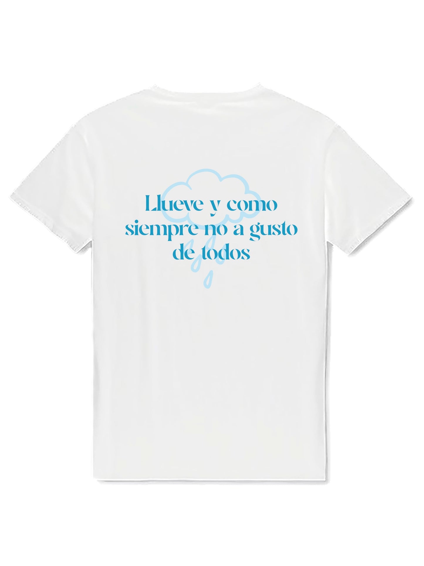 Camiseta “llueve”