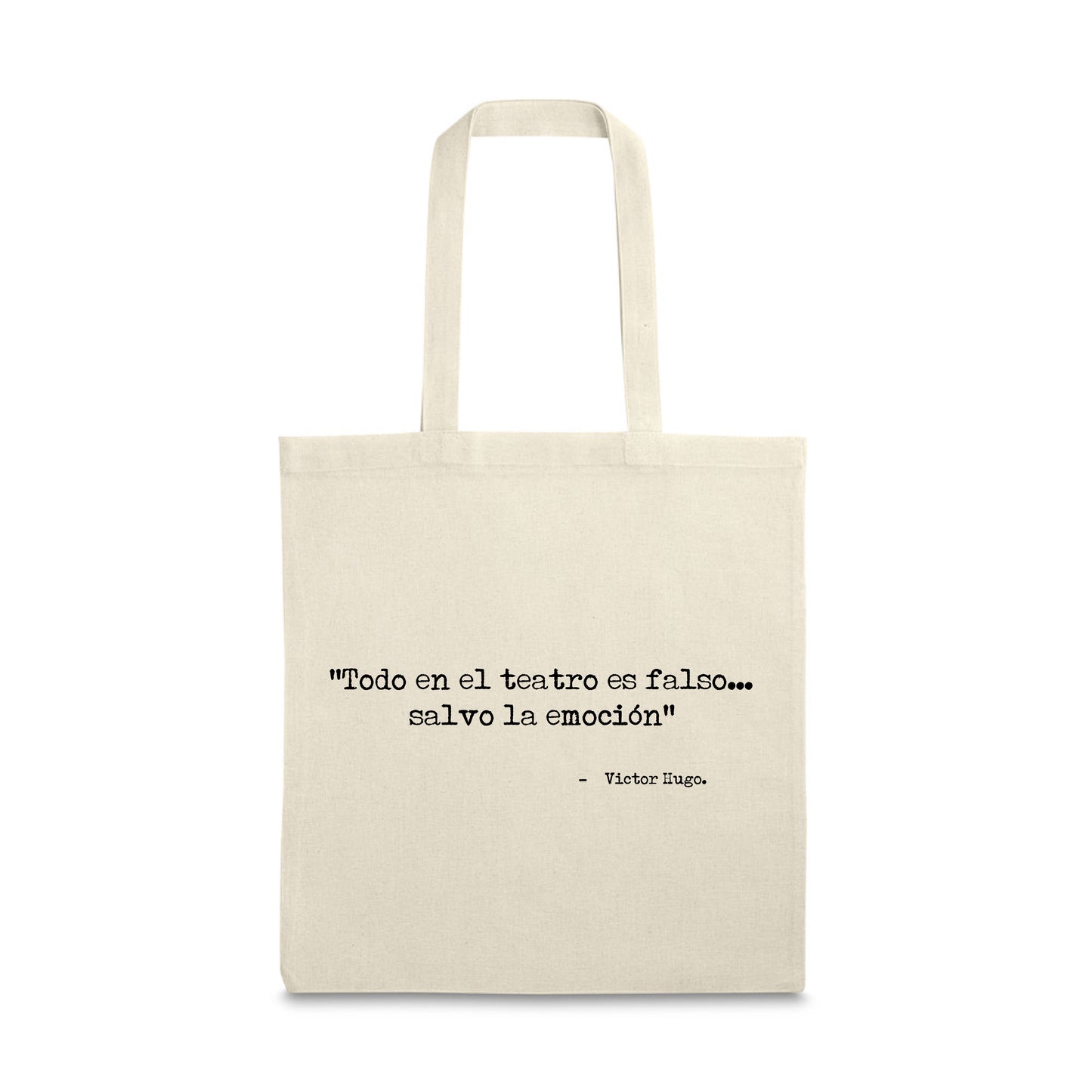 Tote bag “todo en el teatro”