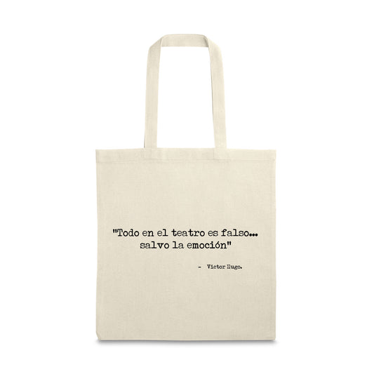 Tote bag “todo en el teatro”