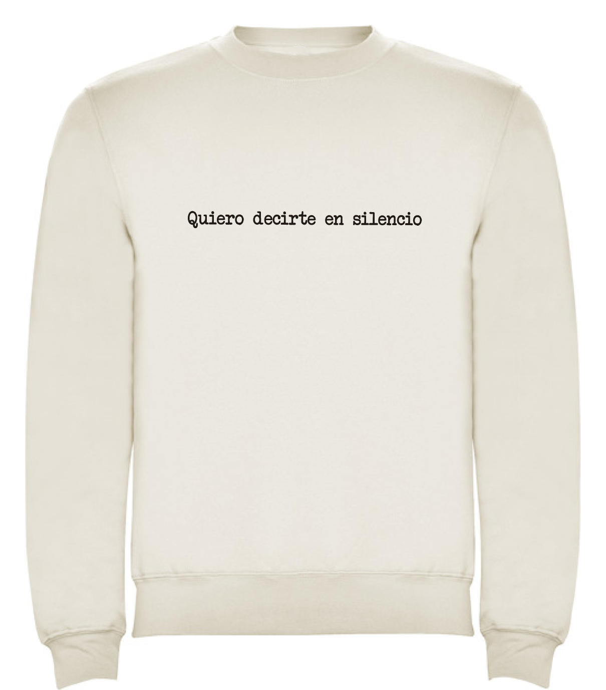 Sudadera “silencio”