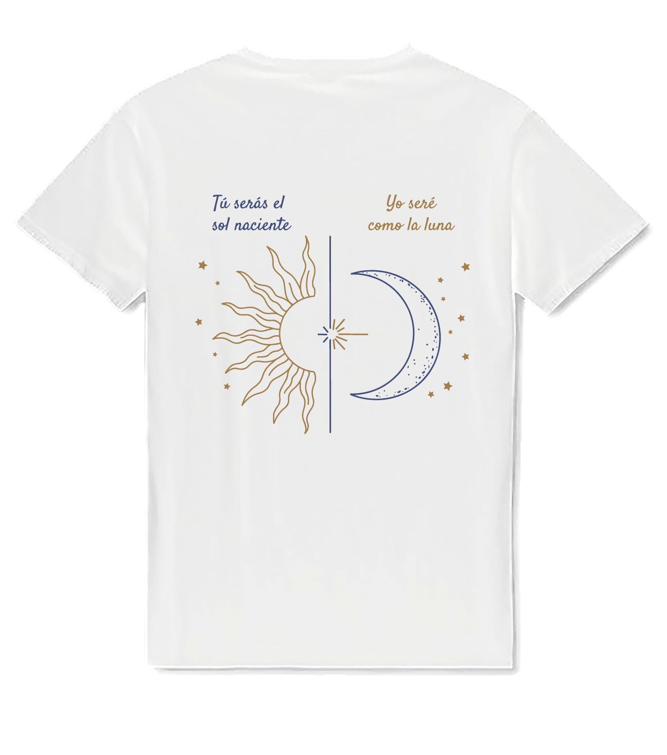 Camiseta “sol y luna”