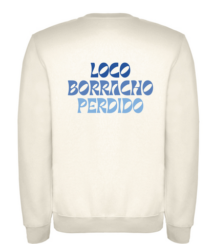 Sudadera blanca “loco”
