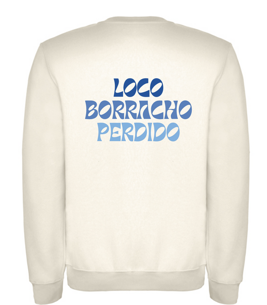 Sudadera blanca “loco”