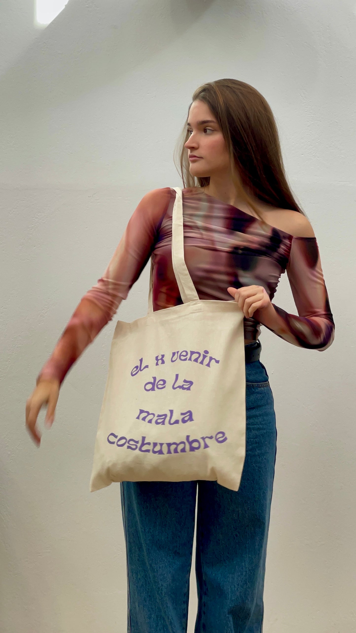 Tote bag “el x venir de la mala costumbre”