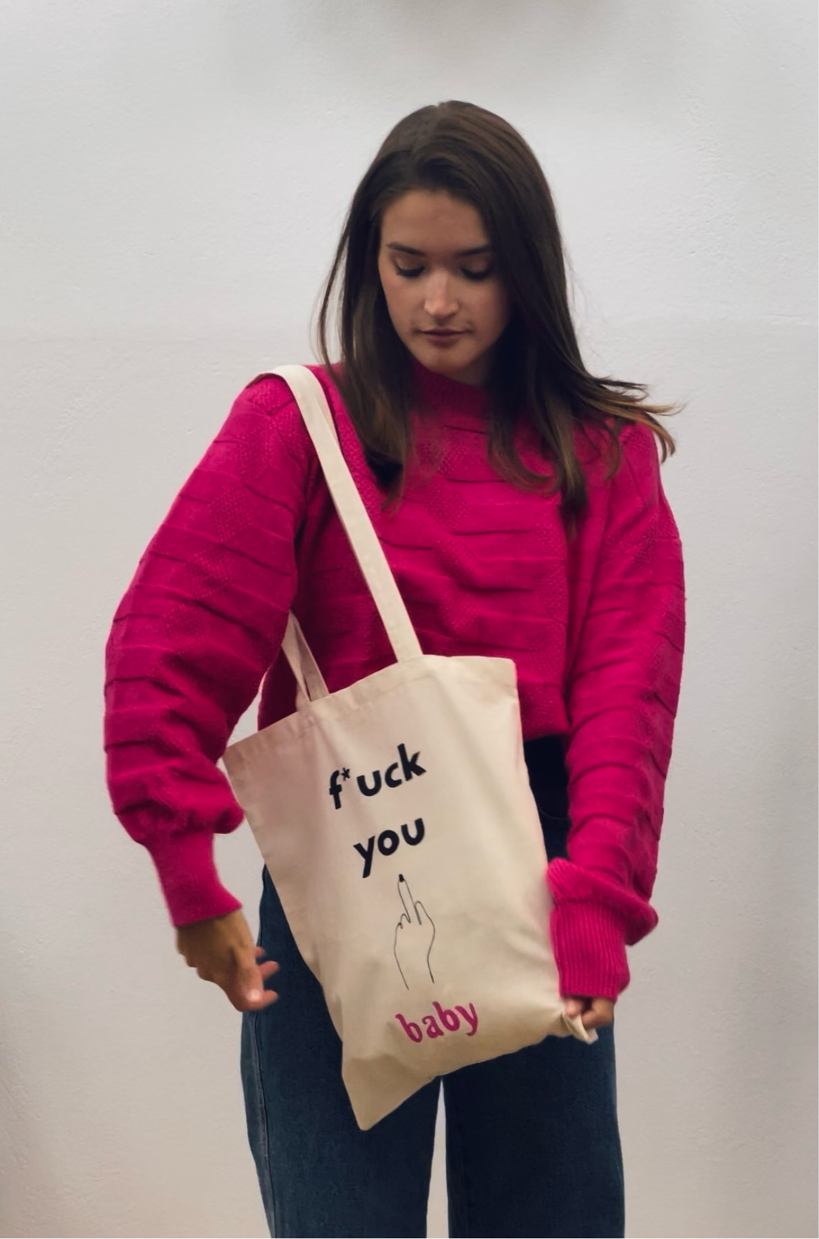 Tote bag “Baby” pintada a mano