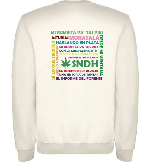 Sudadera blanca “SNDH”