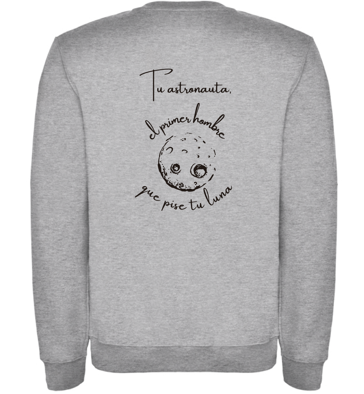 Sudadera gris “astronauta”
