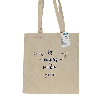 Tote bag “Ángeles” pintada a mano