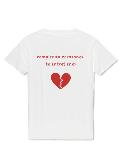 Camiseta “rompiendo corazones”