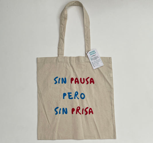 Tote bag “sin pausa”