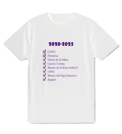 PREVENTA Camiseta “eventos históricos 20-25”