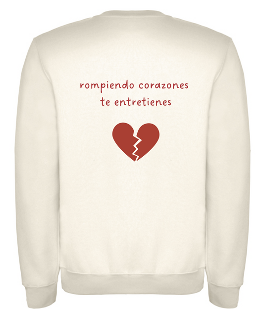 Sudadera “rompiendo corazones”