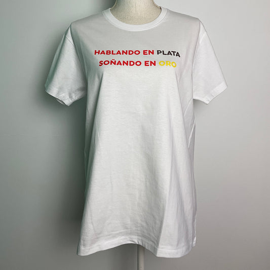 Camiseta “Hablando en plata”