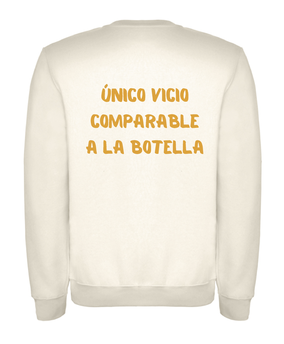 Sudadera blanca “botella”