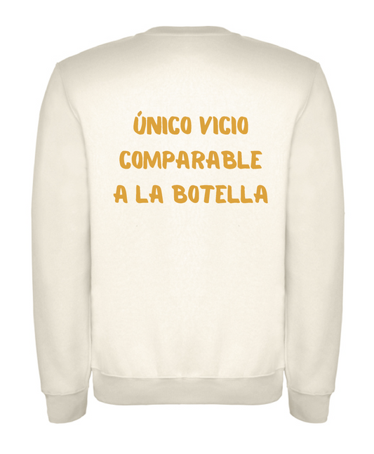 Sudadera blanca “botella”
