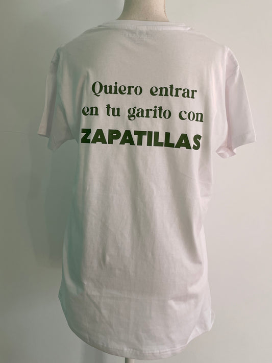 Camiseta “zapatillas”