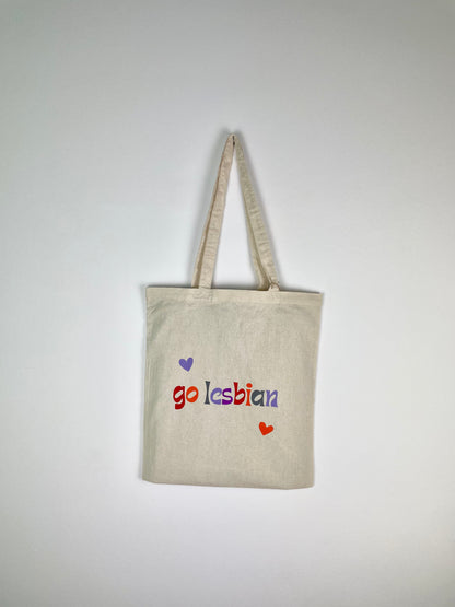 Tote bag “go lesbian”