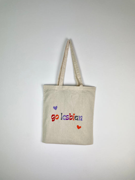 Tote bag “go lesbian”