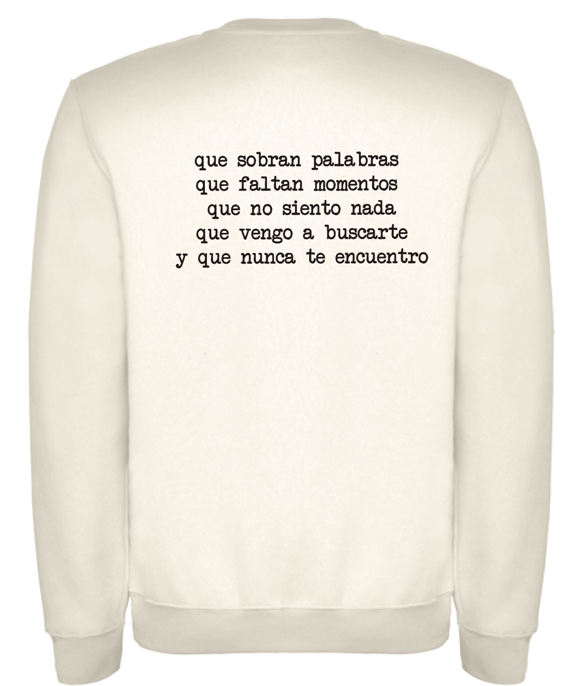 Sudadera “silencio”