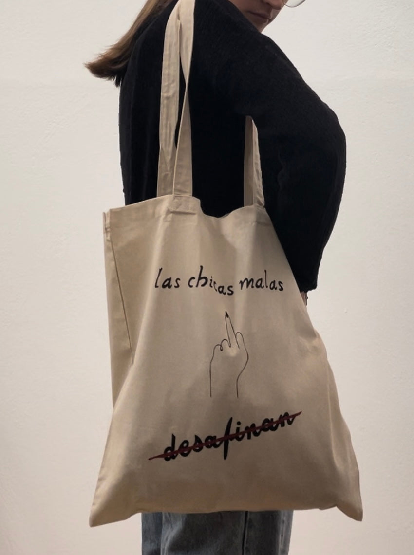 Tote bag “las chicas malas desafinan”