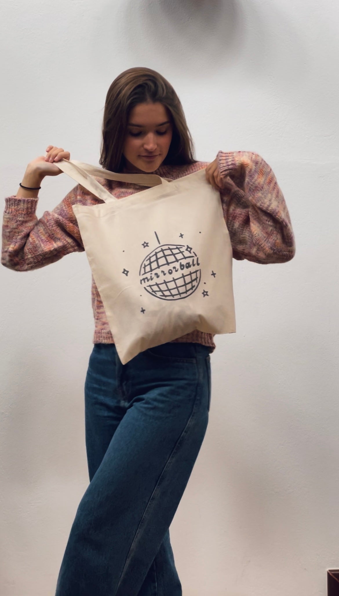 Tote bag “mirrorball”