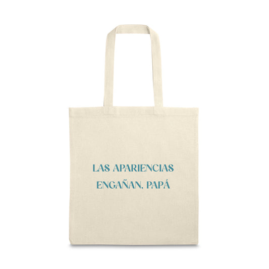 Tote bag “apariencias”