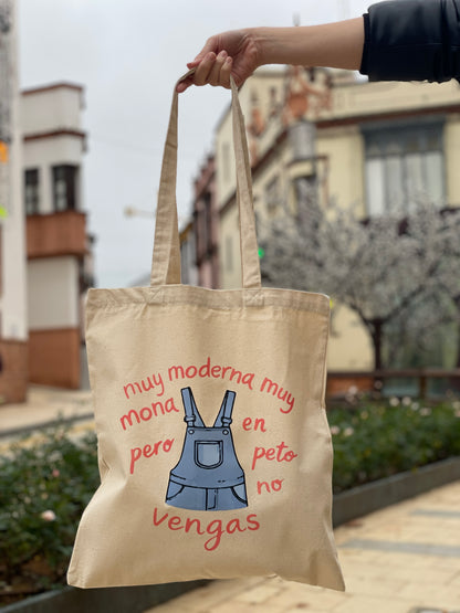 Tote bag “en peto no vengas”