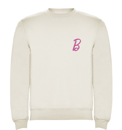 Sudadera blanca “Barbie”