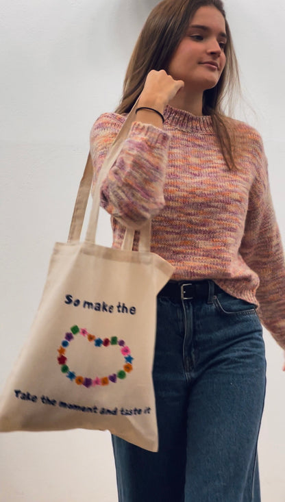 Tote bag “friendship bracelets”