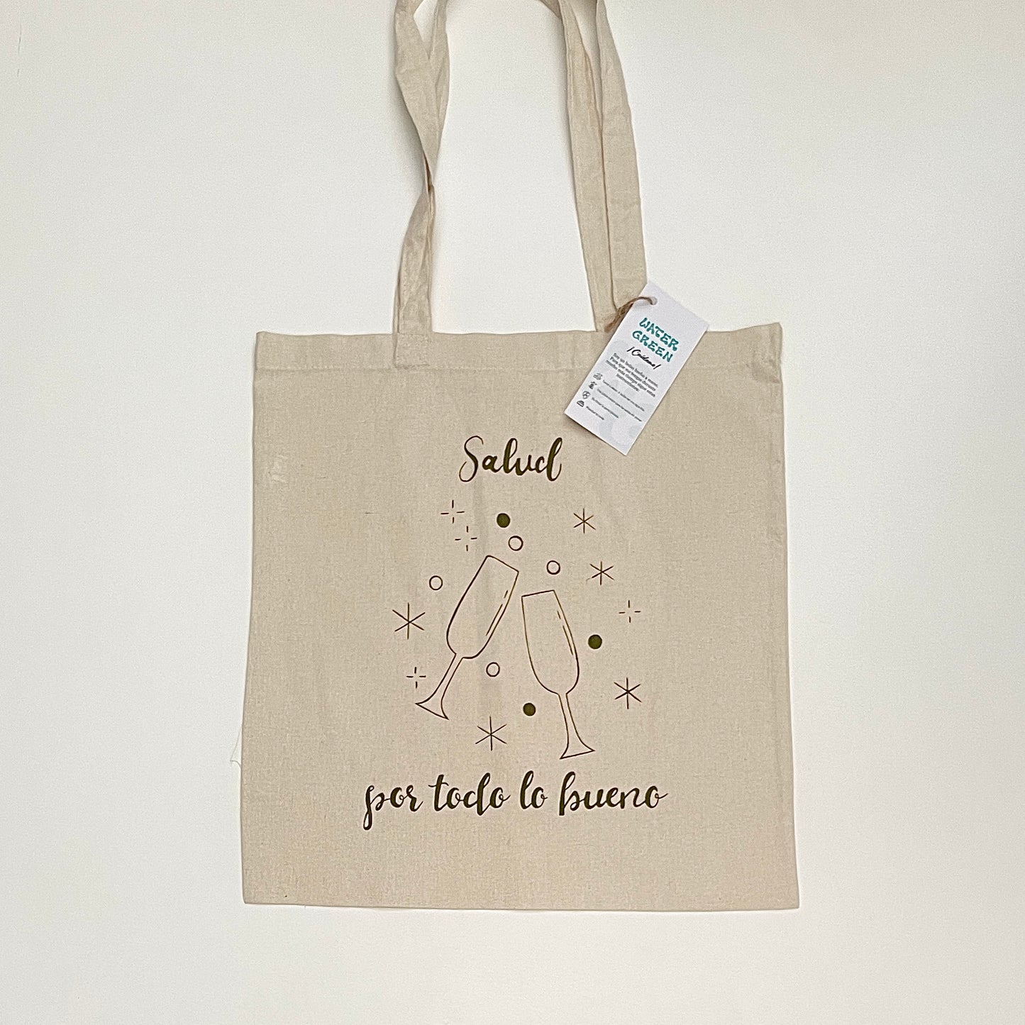 Tote bag “salud” pintada a mano