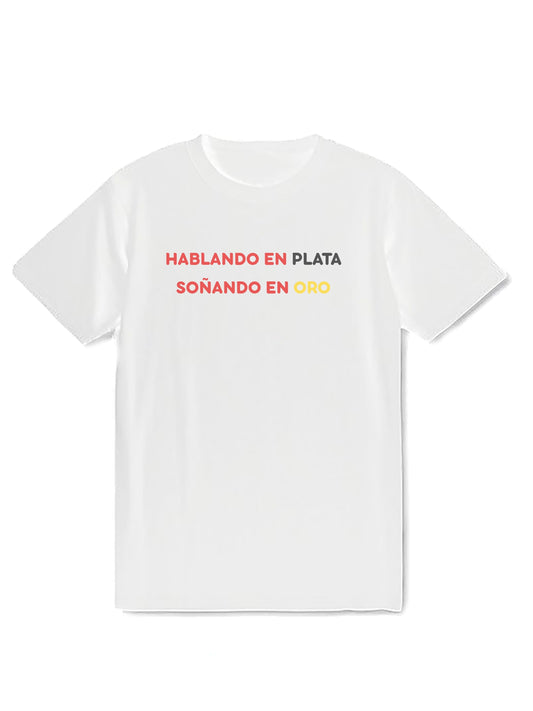 Camiseta “Hablando en plata”