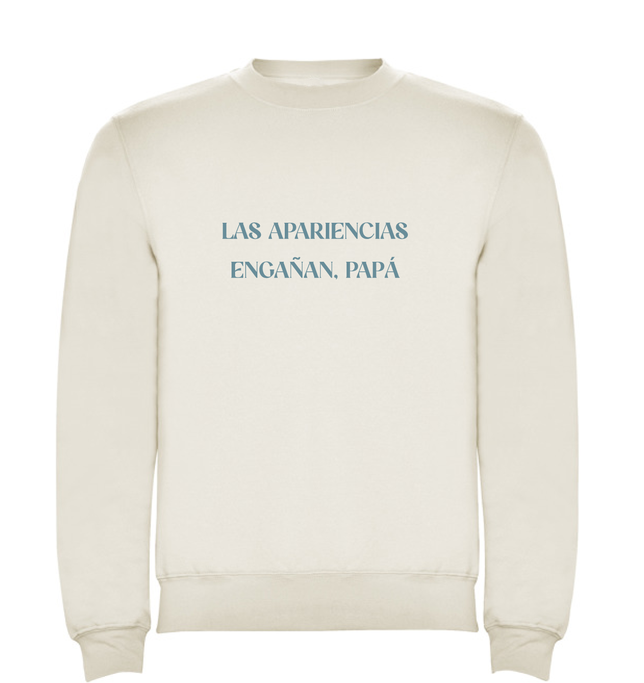Sudadera blanca “apariencias”