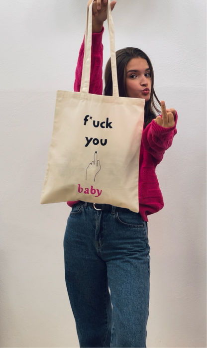 Tote bag “Baby” pintada a mano
