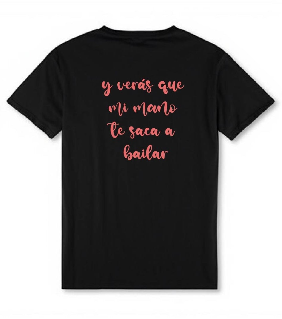 Camiseta negra “baila”