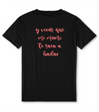 Camiseta negra “baila”