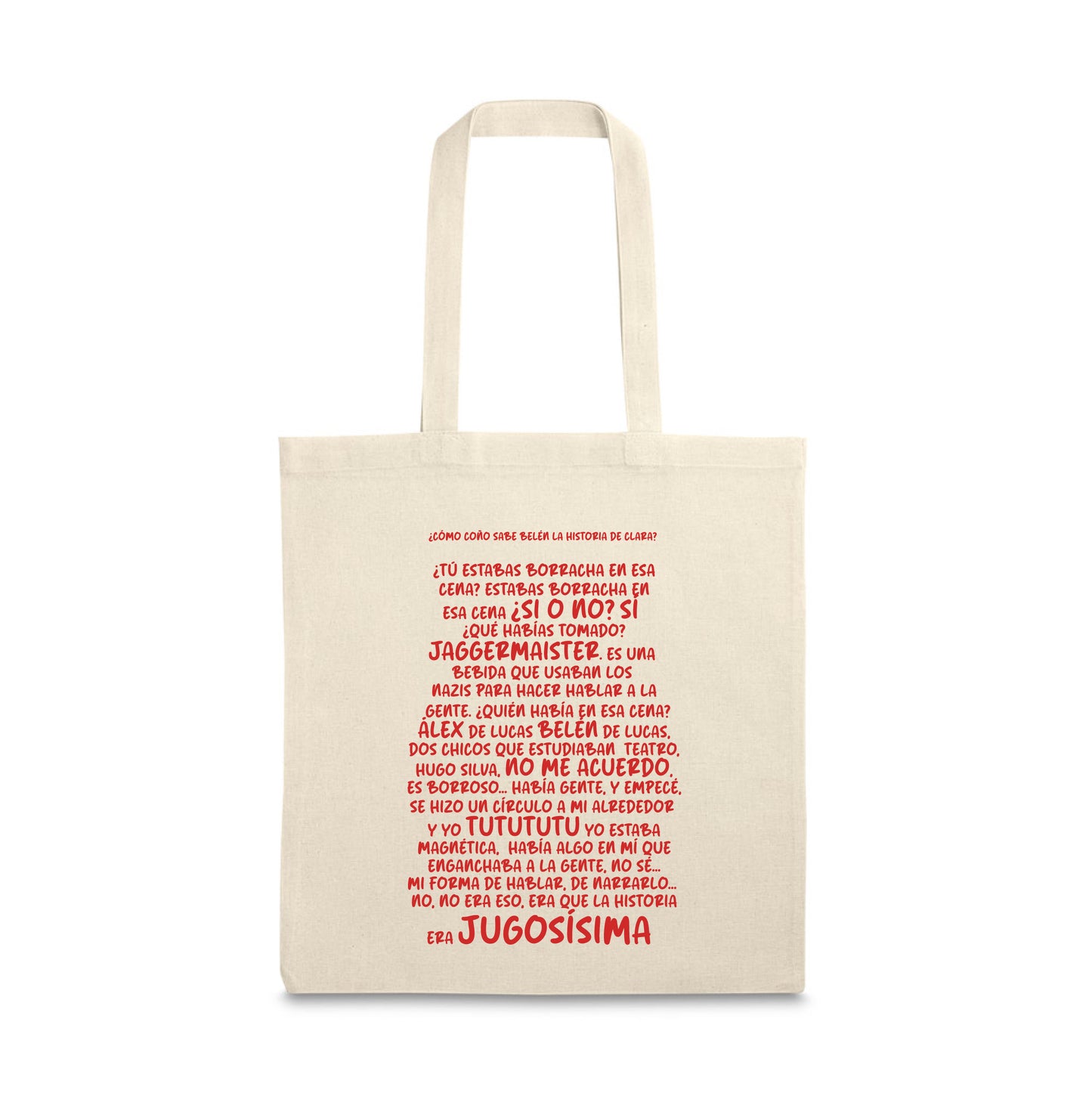 Tote bag “historia jugosísima”