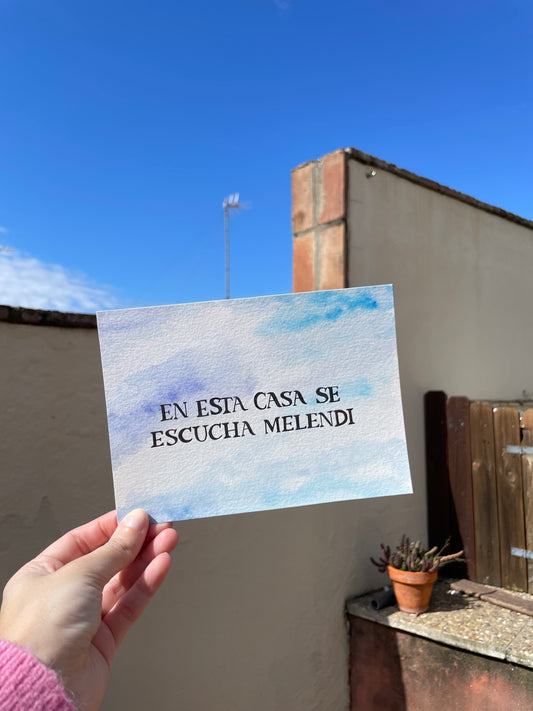 En esta casa se escucha Melendi