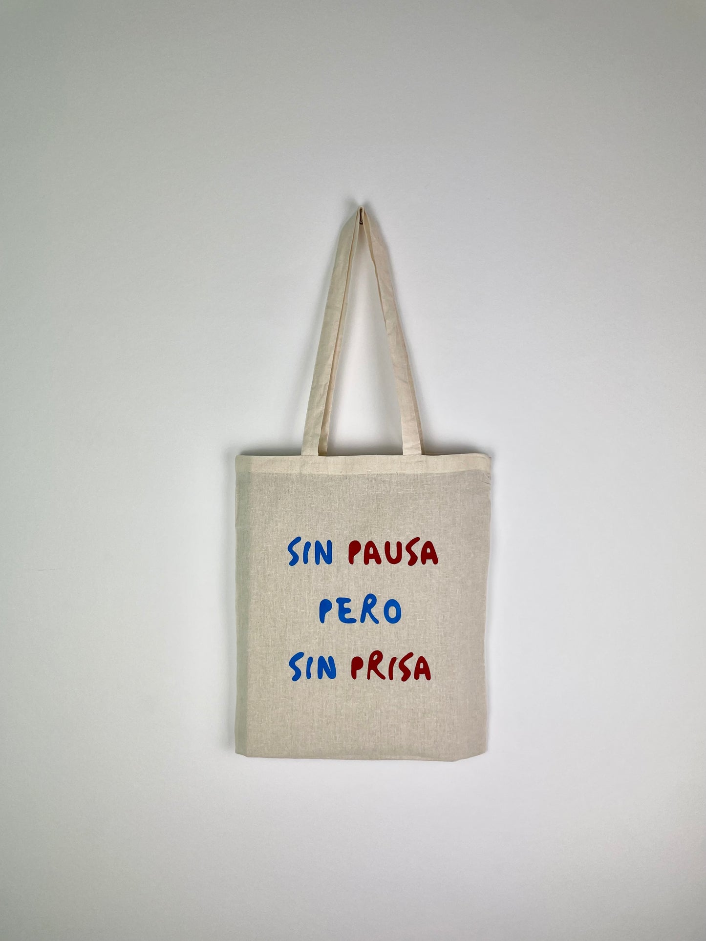 Tote bag “sin pausa pero sin prisa” Tara